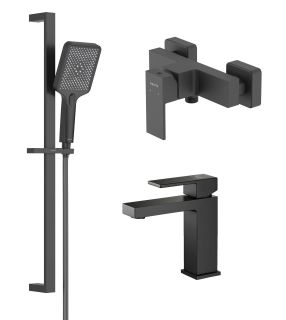 Комплект для ванны Aquatek Либра AQ1631MB чёрный матовый